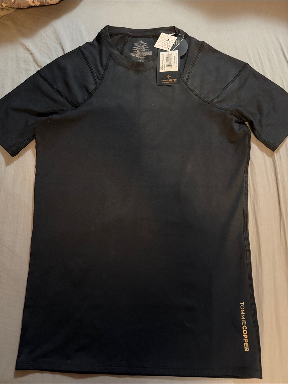 Tommie Copper Men’s Black Short Sleeve Compression Tee